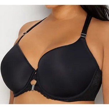 CURVY COUTURE Tulip Front Close T Shirt Bra 34G