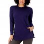 Denim & Co. Active Crew Neck Long Sleeve Tunic X LARGE (404)