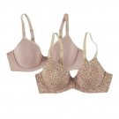 Bali Leopard Print 2pk T-Shirt Bra 40C