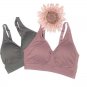 Rhonda Shear Wrap Back Leisure Bra 2 Pack MEDIUM