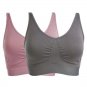 Rhonda Shear Wrap Back Leisure Bra 2 Pack MEDIUM