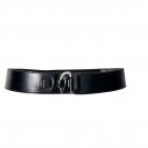Susan Graver Faux Leather Stretch Belt w/ Front Hook Closure XS/S Susan Graver Faux Leather Stretch Belt w/ Front Hook Closure XS/S