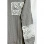 Lace Patchwork Waffle Knit Top 4X (5556)