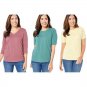 Denim & Co. Essentials Perfect Jersey Knit Tops Set of 3 SMALL (505)