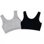 Bali Studio Collection Seamless Ribbed Lounge Bras Set of Two LARGE