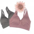 Rhonda Shear Wrap Back Leisure Bra 2 Pack X LARGE