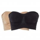 Rhonda Shear Underwire Bandeau Bra w/Sweetheart Neckline LARGE Rhonda Shear Underwire Bandeau Bra w/Sweetheart Neckline LARGE