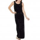 LOGO Lavish by Lori Goldstein Petite Velvet Jumpsuit MEDIUM PETITE (8181)