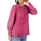 Belle by Kim Gravel TripleLuxe Ribbed Knit Puff Sleeve Top MEDIUM (4446) Belle by Kim Gravel TripleLuxe Ribbed Knit Puff Sleeve Top MEDIUM (4446)