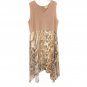 Truth + Style Mix Media Printed Chiffon Midi Dress X LARGE (555)