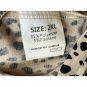 Animal Spotted Print Round Neck Long Sleeve Top 2XL (3737)