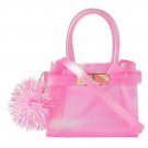 Girls Iridescent Pom Pom Bag
