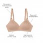 Warners Cloud 9 Super Soft Wireless Lightly Lined Comfort Bra 36D (11-AL)