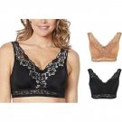 Rhonda Shear Betty Pin Up Bra 3 Pack MEDIUM