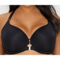 CURVY COUTURE Tulip Front Close T Shirt Bra 44D