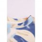 Tie-dye Side Slits Pullover Orange Sweatshirt X LARGE (4446)