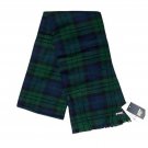 Lands' End Cashtouch Print Scarf Evergreen Blackwatch Plaid (303)