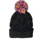 INC Chenille Striped Multi-Pom Beanie (444)