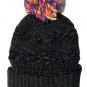 INC Chenille Striped Multi-Pom Beanie (444)