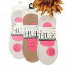 HUE Women's High Cut Resort & Lace Perfect Edge Liner Socks Set of 3 HUE Women's High Cut Resort & Lace Perfect Edge Liner Socks Set of 3