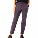 Belle by Kim Gravel Regular Ponte Ankle Pant w/ Snap Detail 8 (555)