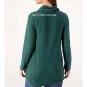 LOGO Lounge by Lori Goldstein Micro Cloud Waffle Cowl Neck Top LARGE (606)