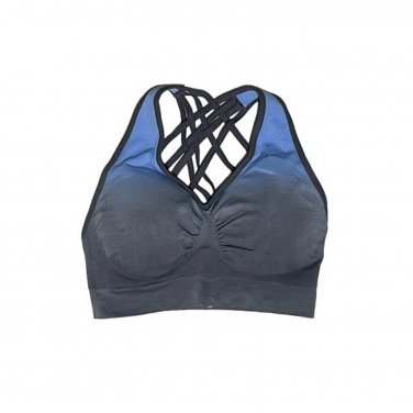 Rhonda Shear Ombre Strappy Back Bra MEDIUM (15-EX)