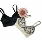 Rhonda Shear 2-pack Molded Cup Bra with Cross Back Mesh Detail X SMALL Rhonda Shear 2-pack Molded Cup Bra with Cross Back Mesh Detail X SMALL