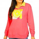 Herritage Charm Long sleeve Top w/Lemon Slice X  LARGE PETITE (5858)