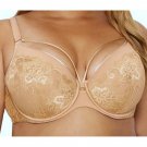Curvy Couture Womens Tulip Lace Convertible Cage Bra Style 1267 SZ. 40D