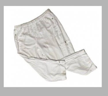 Susan Graver Regular Linen Blend Utility Crop PantsX LARGE (5858)