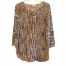 Christopher & Bank crochet/Knit Tie Top LARGE(818)