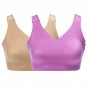 Rhonda Shear Brushed Lace Back Bra with Removable Pads 2 Pads X LARGE