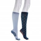Copper Fit Knee High Compression Socks 2 pack Unisex L/XL