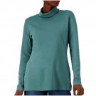 Isaac Mizrahi Live! Essentials Pima Cotton Turtleneck Top SMALL (555)