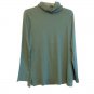 Isaac Mizrahi Live! Essentials Pima Cotton Turtleneck Top SMALL (555)