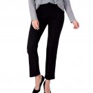 LOGO by Lori Goldstein Regular Ponte Knit Straight Leg Pants SMALL (245)