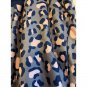 Leopard Print Solid Waistband Plus Size Lounge Pants 3X (404)