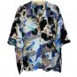 Attitudes by Renee Button Front Printed Shirt Jacket 2X (606)