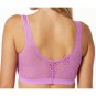 Rhonda Shear Brushed Lace Back Bra with Removable Pads 2 Pads LARGE