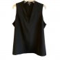 Studio Park x Jayne Brown Double V-Neck Sleeveless Woven Top LARGE (818)