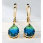 Waterdrop Zirconia Dangle Lever-Back Earring (50)