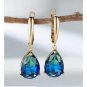 Waterdrop Zirconia Dangle Lever-Back Earring (50)