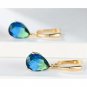 Waterdrop Zirconia Dangle Lever-Back Earring (50)