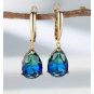 Waterdrop Zirconia Dangle Lever-Back Earring (50)