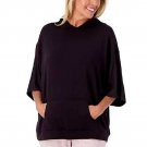 AnyBody Cozy Knit French Terry Hooded Poncho M/L (1123) AnyBody Cozy Knit French Terry Hooded Poncho M/L (1123)