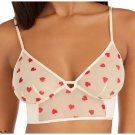 INC International Concepts INC Women's Sheer Hearts Bralette LARGE (22-AL) INC International Concepts INC Women's Sheer Hearts Bralette LARGE (22-AL)