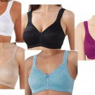 Breezies Wild Rose Seamless Wirefree Support Bra