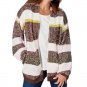Candace Cameron Bure Striped Balloon Sleeve Cardigan SMALL (9998)