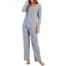 Charter Club Cotton V-Neck Reindeer Print Pajama Set MEDIUM (8181)
